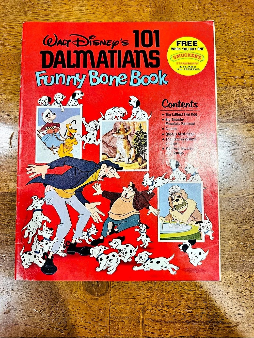 Disney 101 Dalmatians Funny Bone Book Activity Book Red & Yellow